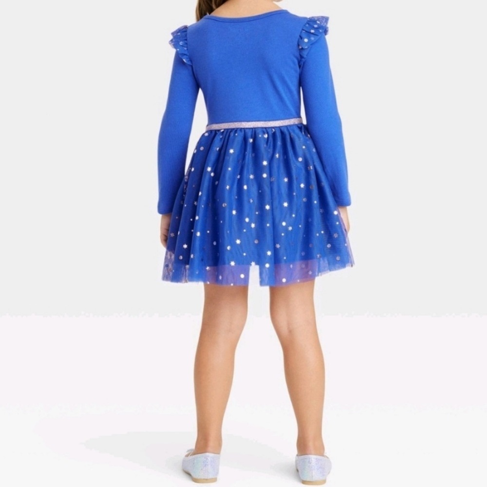 Girls Shine Bright menorahLong Sleeve Glitter Tutu Dress  2T NWT - Picture 2 of 2